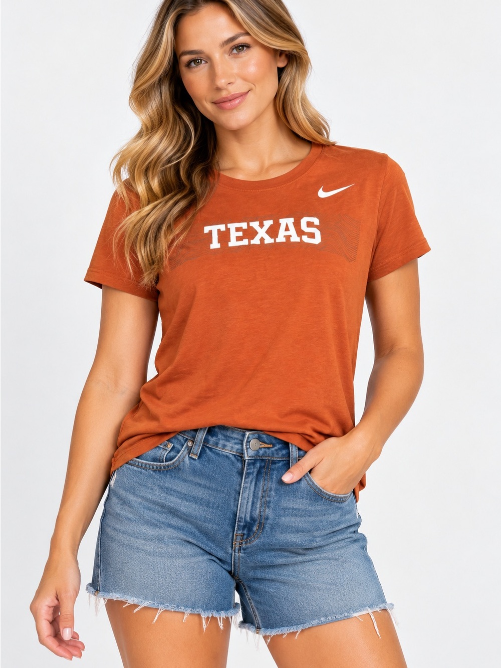 Nike Women's TEXAS Short-Sleeve Tee in Burnt Orange